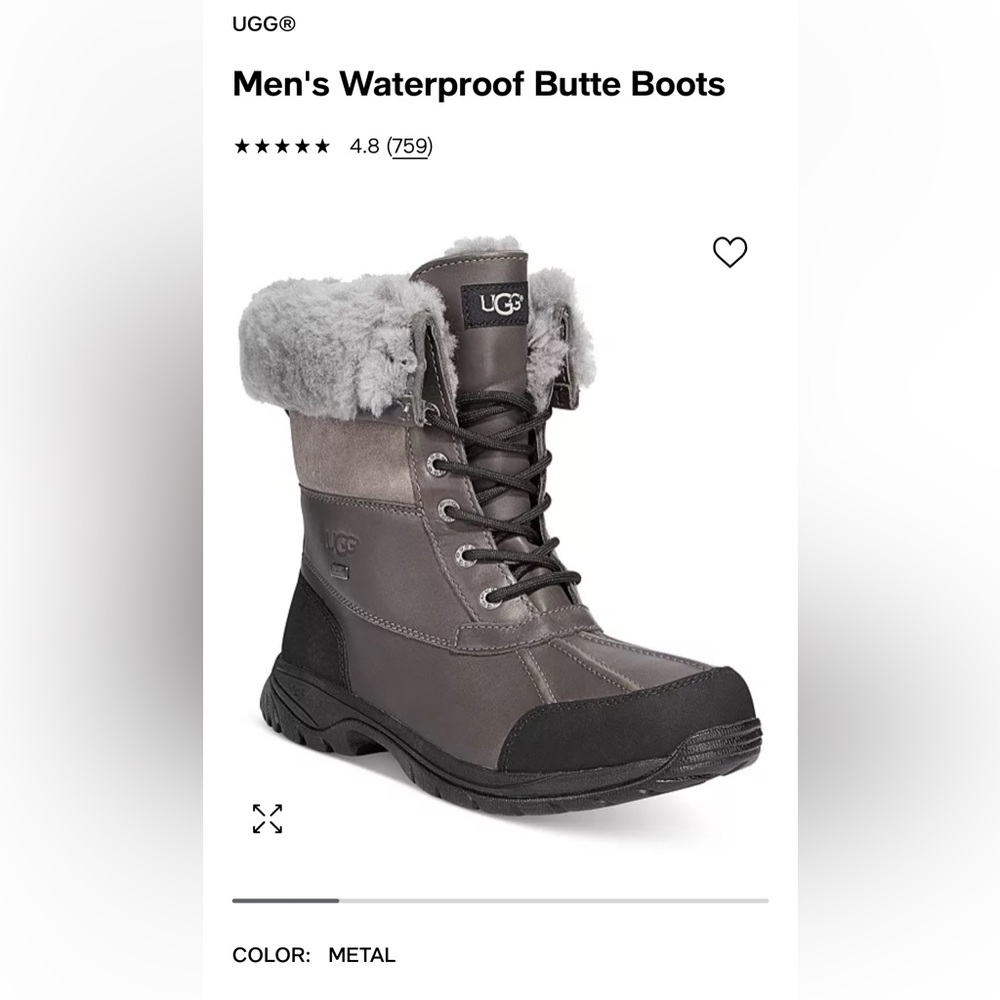 Men's Butte Boots / Metal / US Men's 13